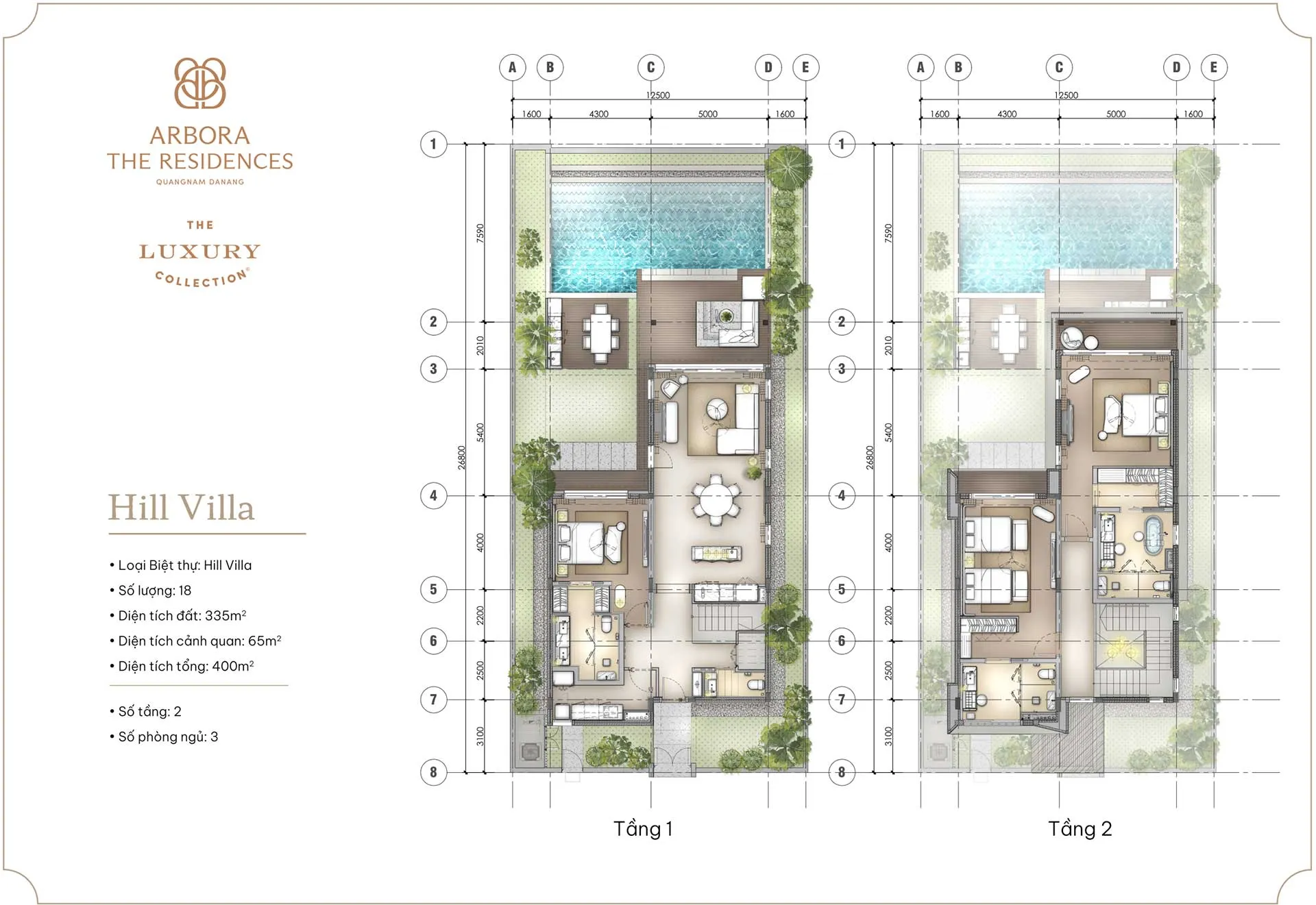 Hill Villa – Tầm Nhìn Toàn Cảnh Bao Quát Nhất Dự Án