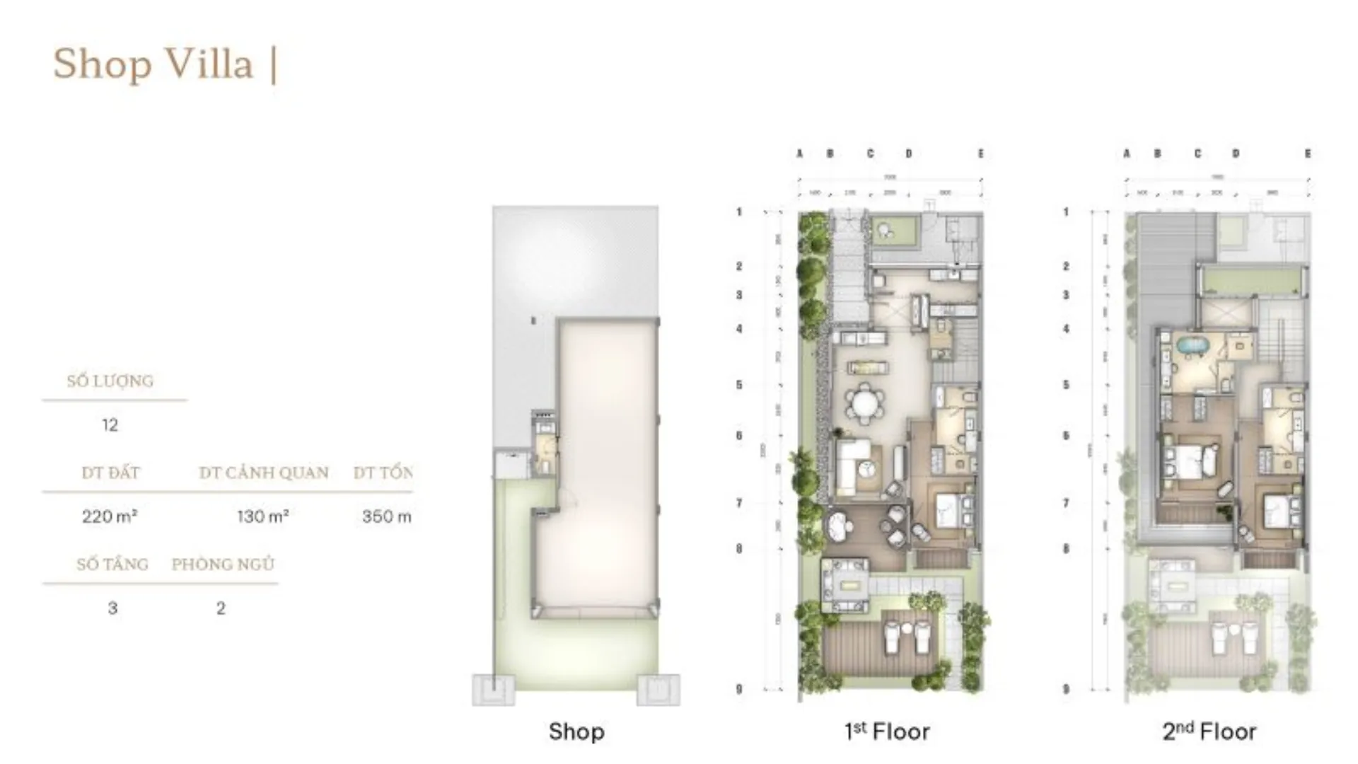 Shop Villa – Dòng Tiền Kép Tại The Residences at Arbora